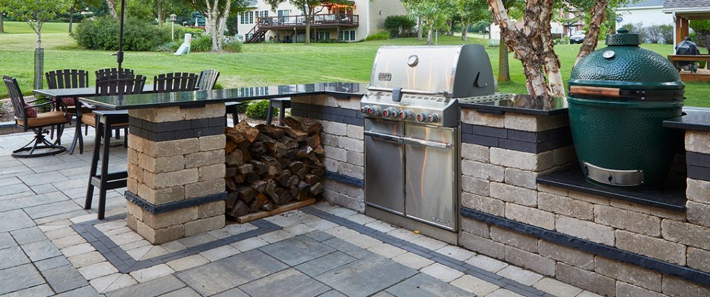 patio with grill and barbeque-ted lare