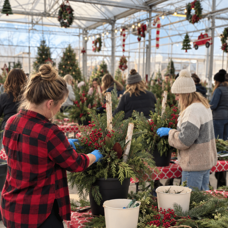 Holiday Porch Pot
