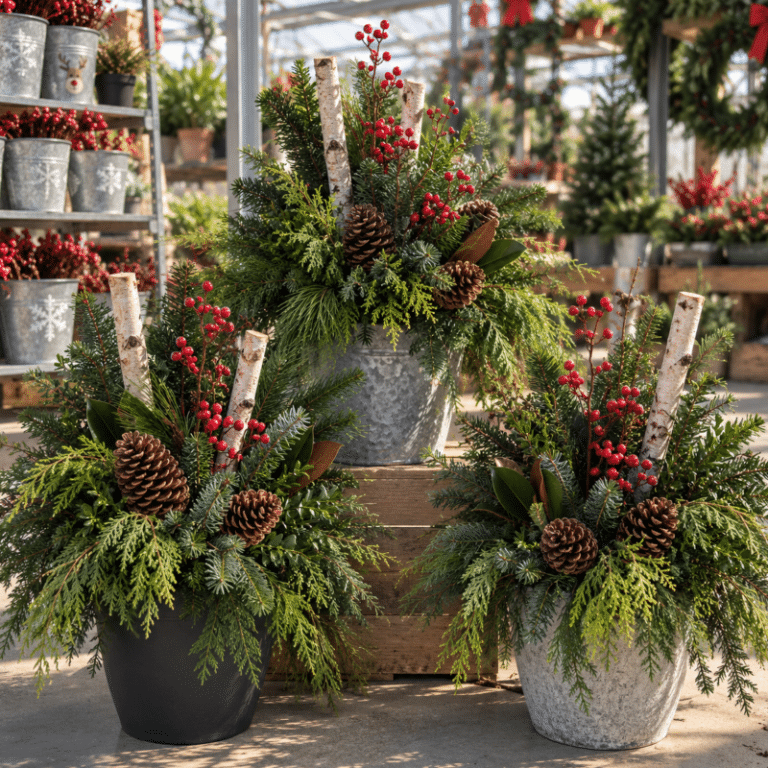 Holiday Porch Pot FAV