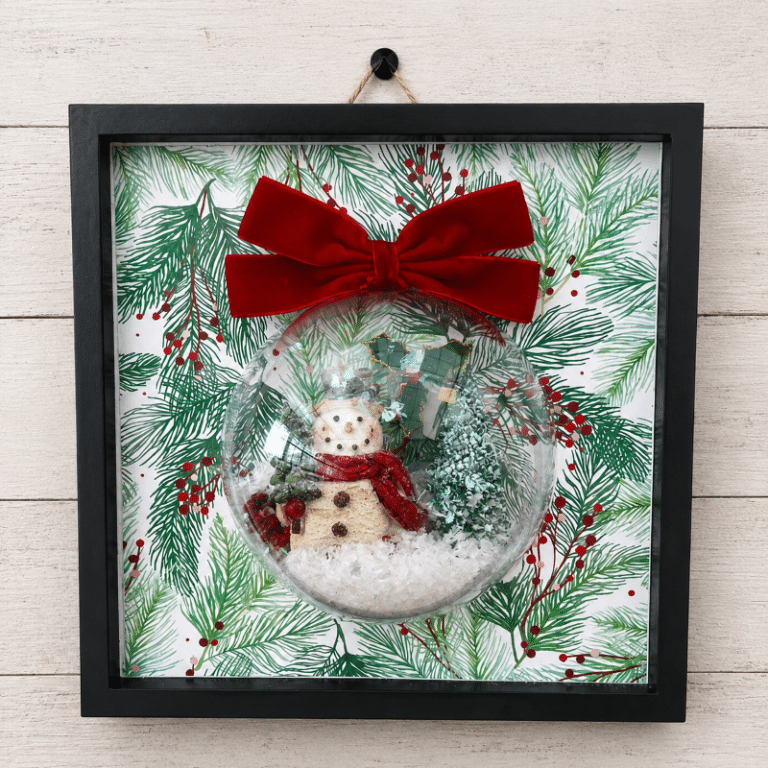 Holiday Snow Globe Art